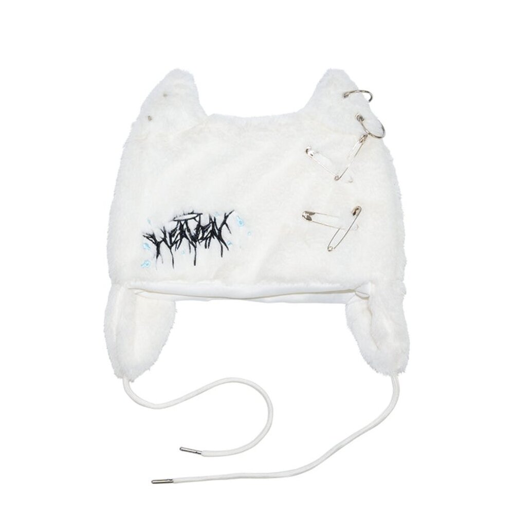 ACDC RAG - Baby Punk Angel Punk Cat Ear Faux Fur Hat